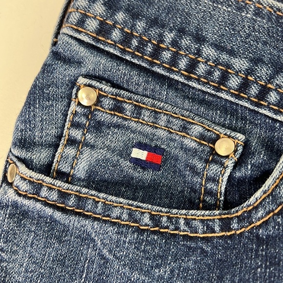 Tommy Hilfiger  cropped blue jeans size 10 - Picture 2 of 10
